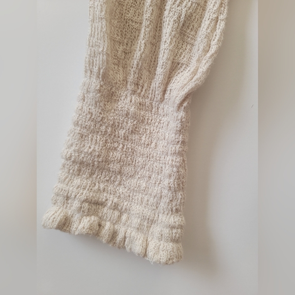 Free People Boho hippie half button down s/m top - Picture 5 of 14